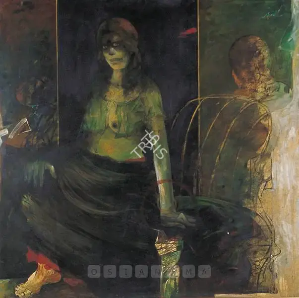 Das, Sunil (Artist). Woman Series, 1999 | Painting, Os.Mum/30.06.09, 2009 · Osian's