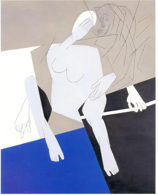 Mehta, Tyeb (Artist). Untitled, n.d. | Painting, So.NeY/05.12.00