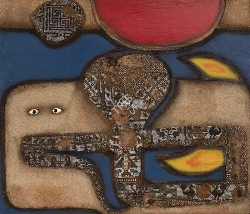 Sagara, Piraji (Artist). Untitled, 1969 | Painting, AG.Onl/22.02.25, 2025 · Asta Guru