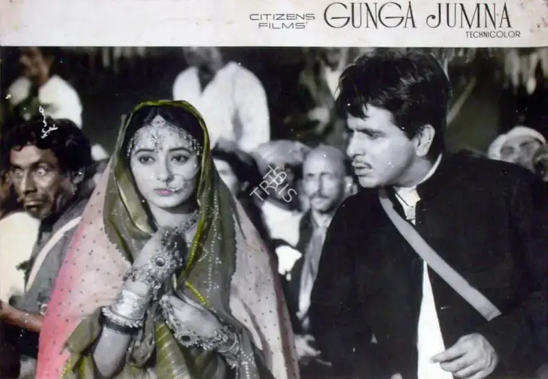 V. Babasaheb (Cinematographer), Gunga Jamuna, 1961, Lobby Card