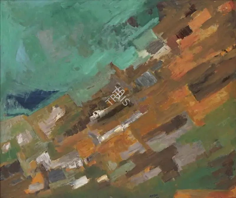 Gade, H.A. (Artist). Shivalik, 1990 | Painting, AG.Onl/28.12.21, 2021 · Asta Guru