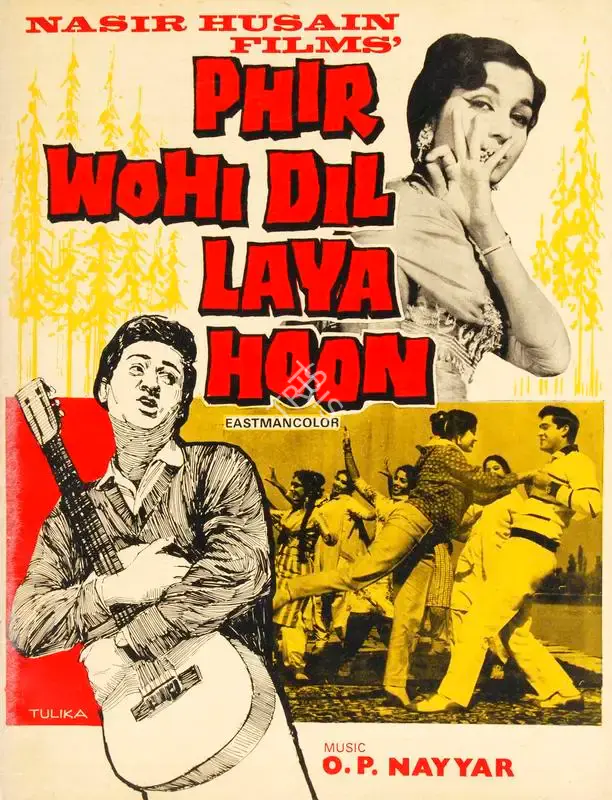 Nasir Husain (Producer), Phir Wohi Dil Laya Hoon, 1963, Song-Synopsis Booklet