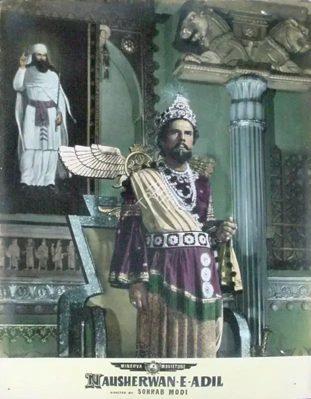 Sohrab Modi (Director), Nausherwan E Adil, 1957, Lobby Card