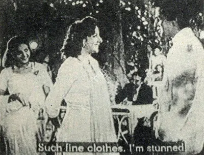 Faredoon A. Irani (Cinematographer), Andaz, 1949, Photographic Still