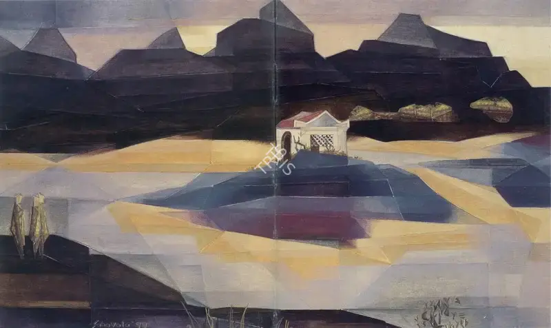 Sabavala, Jehangir (Artist). The Pavilion. Oil on Canvas, 2000 | The Crucible of Painting | Painting | FineArts | 00182435