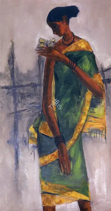 B. Prabha (Artist), Untitled, 1996, Painting