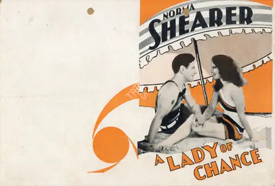 Robert Z. Leonard (Director), A Lady of Chance, 1928, Handbill