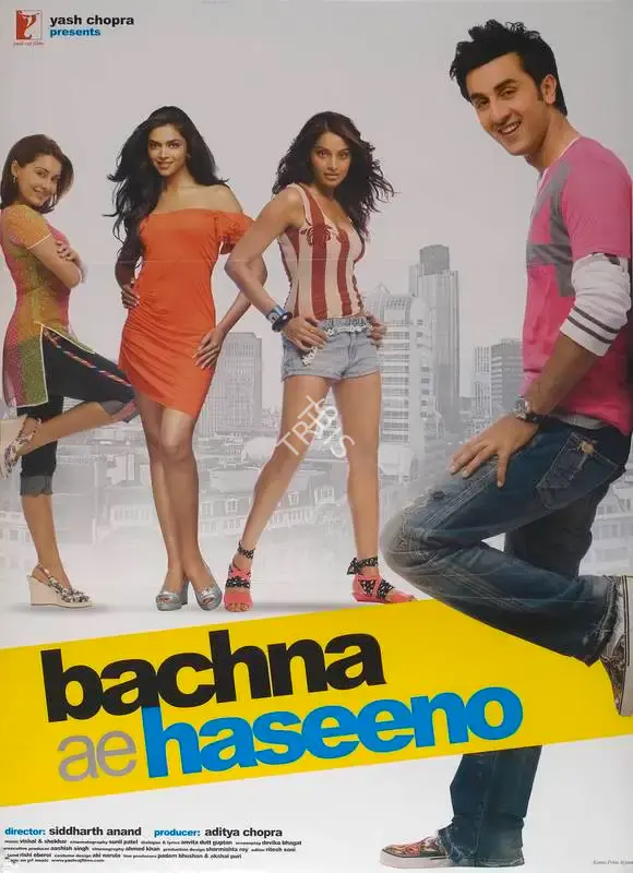 Aditya Chopra (Producer), Bachna Ae Haseeno, 2008, Full Sheet Poster