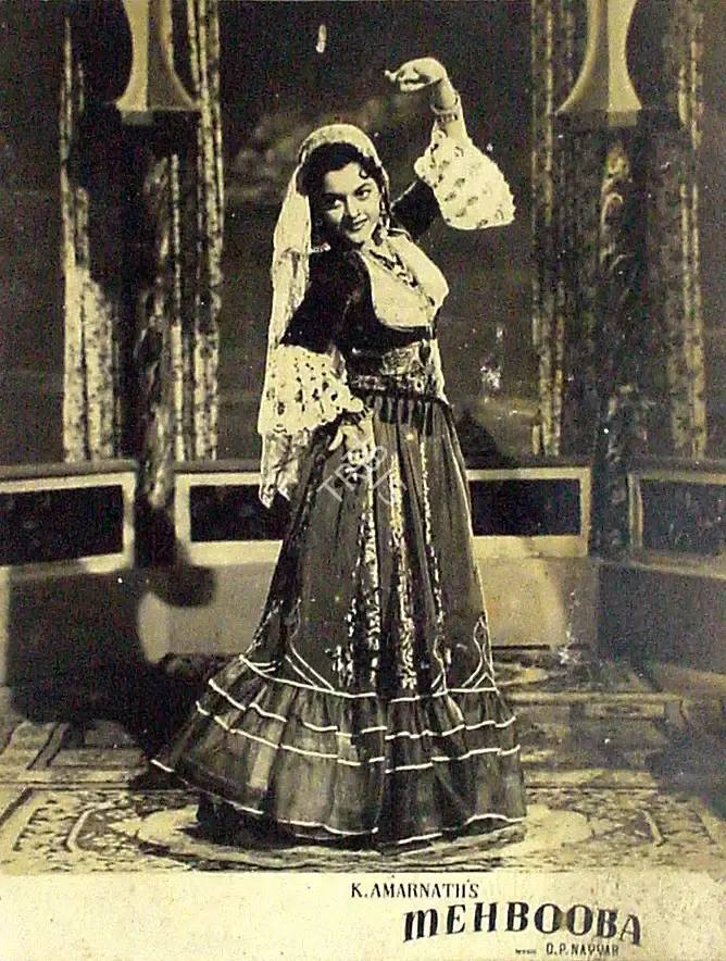 Bhikubhai Mehta (Producer), Mehbooba, 1965, Lobby Card
