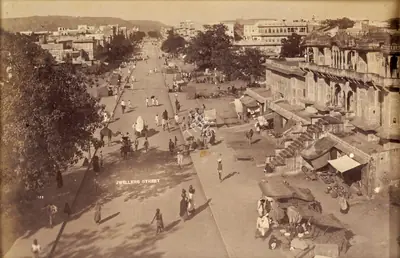 Lala Deen Dayal (Photographer), Jewellers Street, Jeypore, Antiquarian Photograph