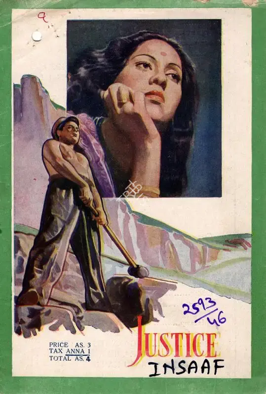 Phani Majumdar (Director), Insaaf, 1946, Song-Synopsis Booklet