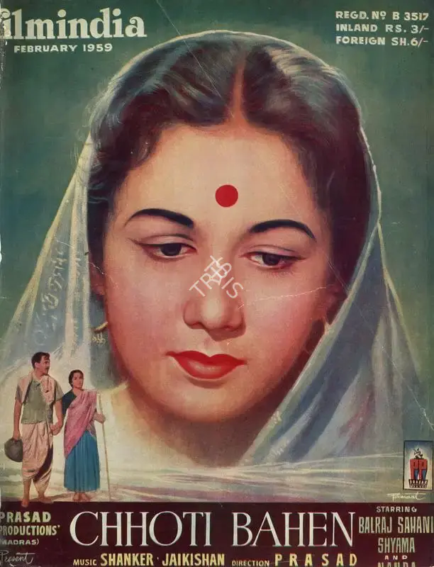Baburao Patel (Editor), Filmindia, 1959, Magazine