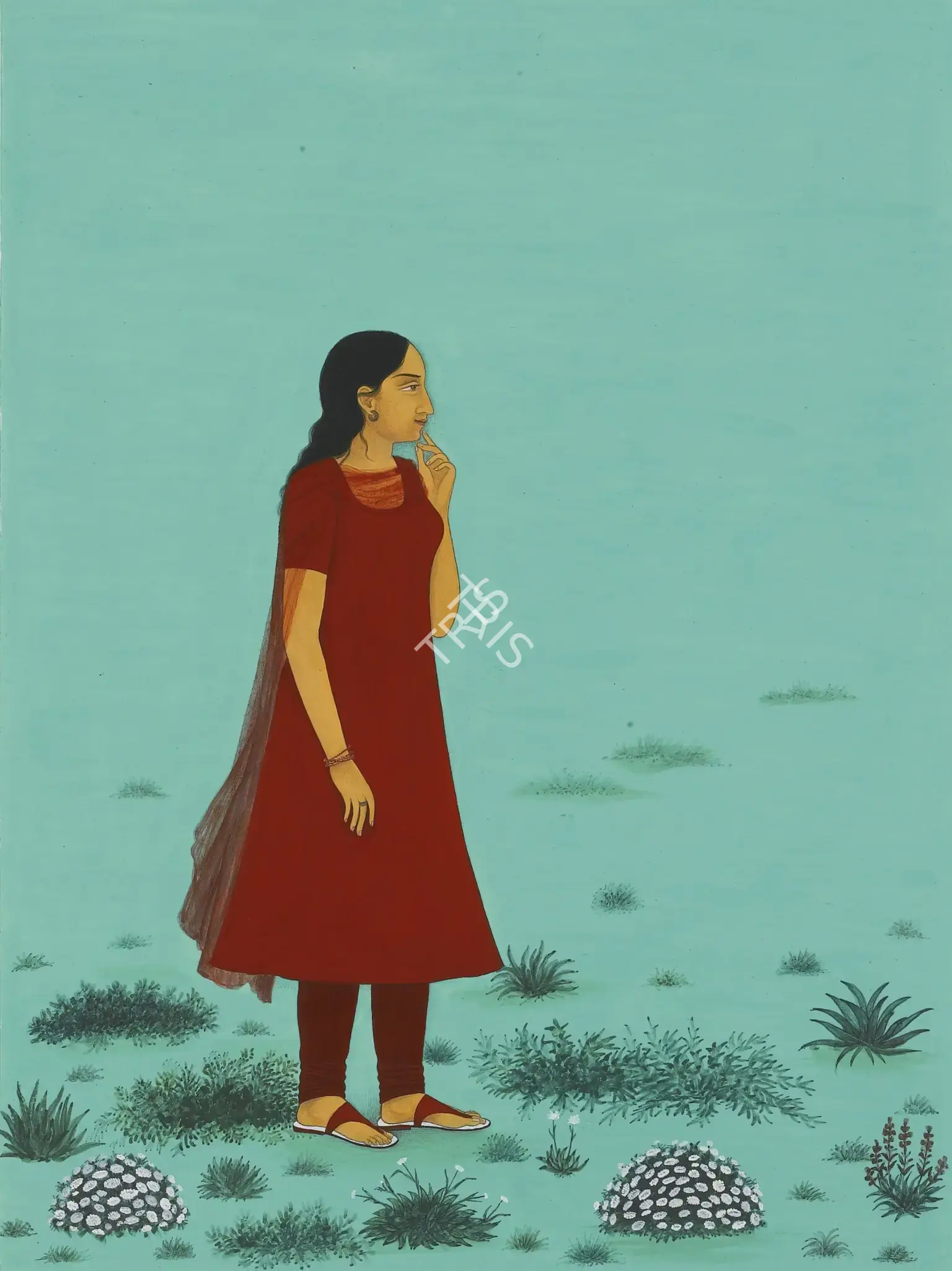 Nusra Latif Qureshi (Artist), Familiar Memories ll, 2005, Painting