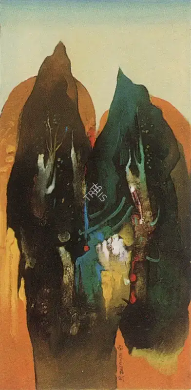 Bimal Dasgupta (Artist), Untitled, 1967, Painting
