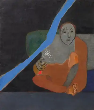 Tyeb Mehta (Artist), Untitled, 1969, Painting