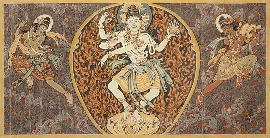 Bose, Nandalal (Artist). Study For Mural (Attributed To Kirti Mandir Mural), 1940-1944 | Painting, 2007 · Osian's