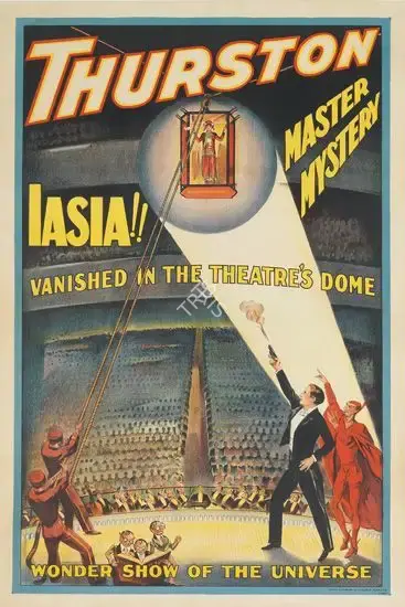 Thurston (Magician), Thurston. Master Mystery. Iasia!!, Magic Publicity Art & Memorabilia