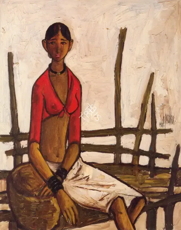 B. Prabha (Artist), Untitled, 1965, Painting