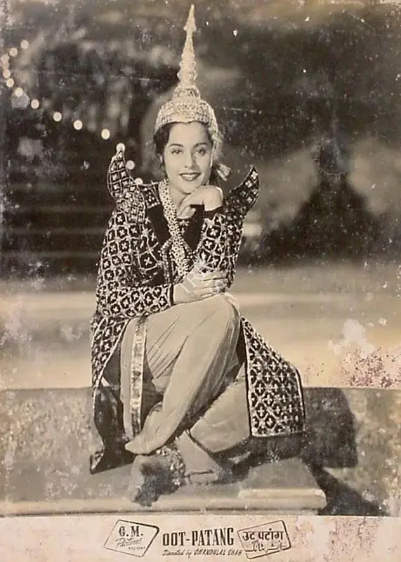 Chandulal J. Shah (Director), Oot Patang, 1955, Lobby Card