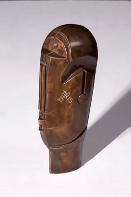 Himmat Shah (Artist), Untitled (Head), 2013, Sculpture