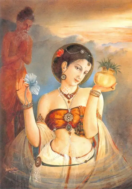 C.N. Venkat Rao (Artist), Ganga, 1939, Painting