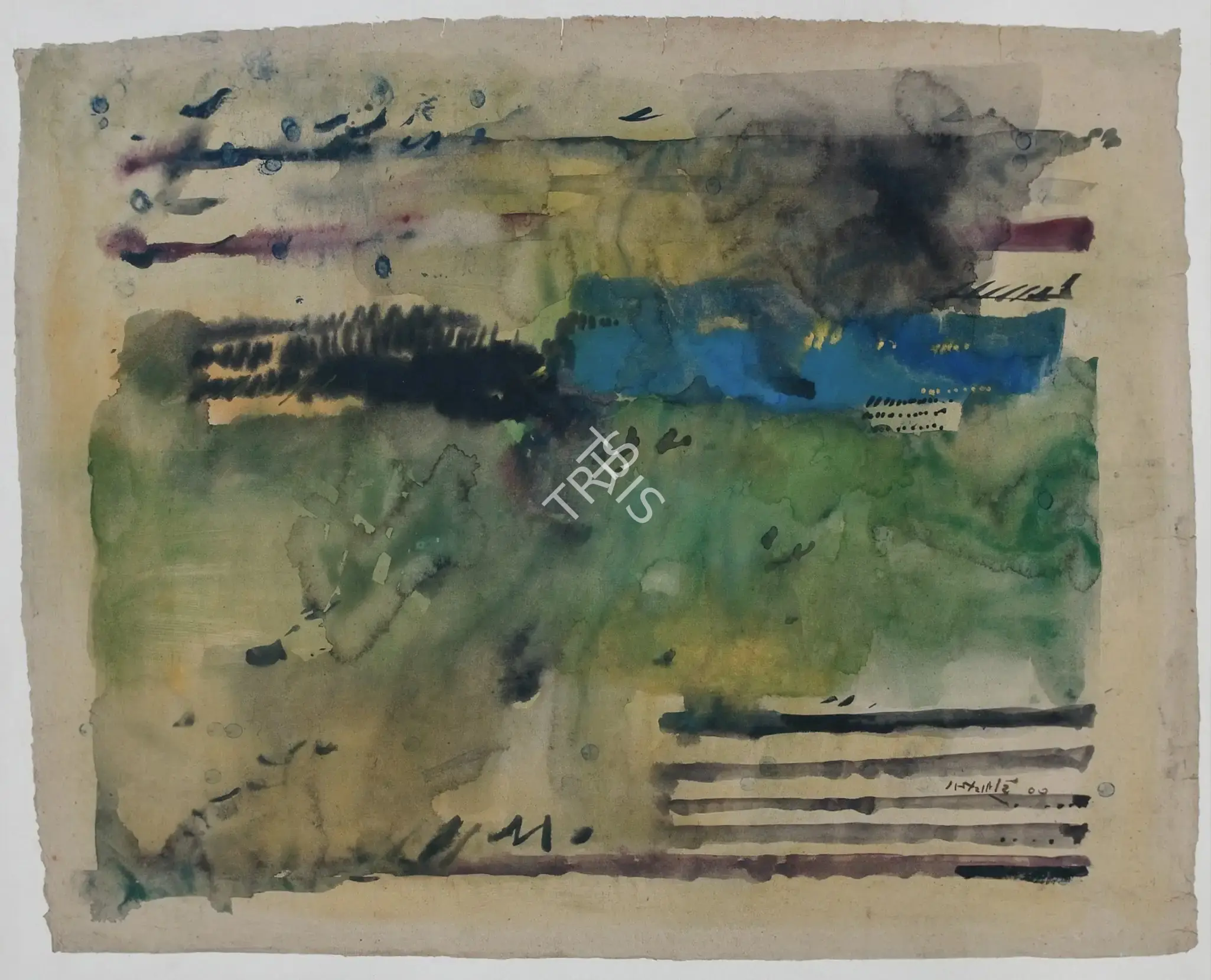 Ganesh Haloi (Artist), Untitled, 2003, Painting