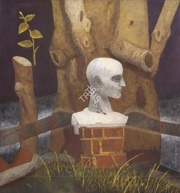 Pyne, Ganesh (Artist). The Gardener, 2004 | Painting, AG.Onl/24.04.25, 2025 · Asta Guru