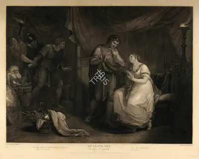 After Angelica Kauffman (Artist), Troilus and Cressida, 1795, Aquatint