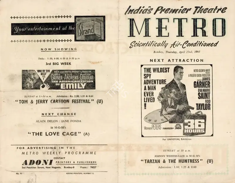 George Seaton (Director), 36 Hours, 1964, Handbill