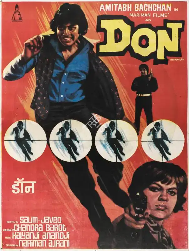 Nariman A. Irani (Producer), Don, 1978, Full Sheet Poster