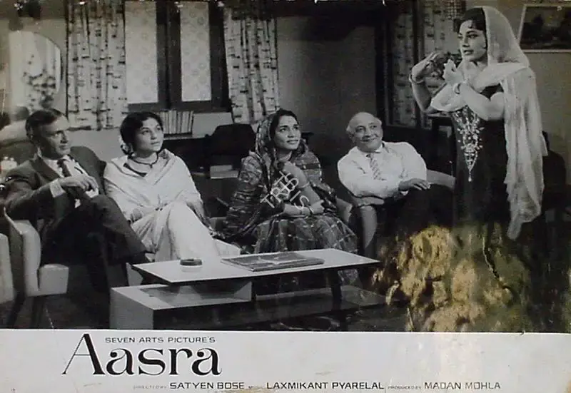 Madan Sinha (Cinematographer), Aasra, 1966, Lobby Card
