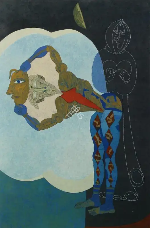 Jai Zharotia (Artist), Joker, 2005, Painting