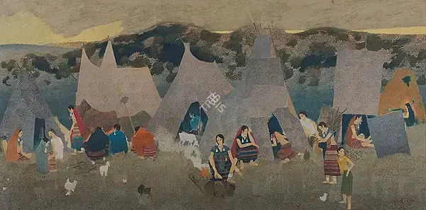 N.S. Bendre (Artist), Untitled, 1979, Painting