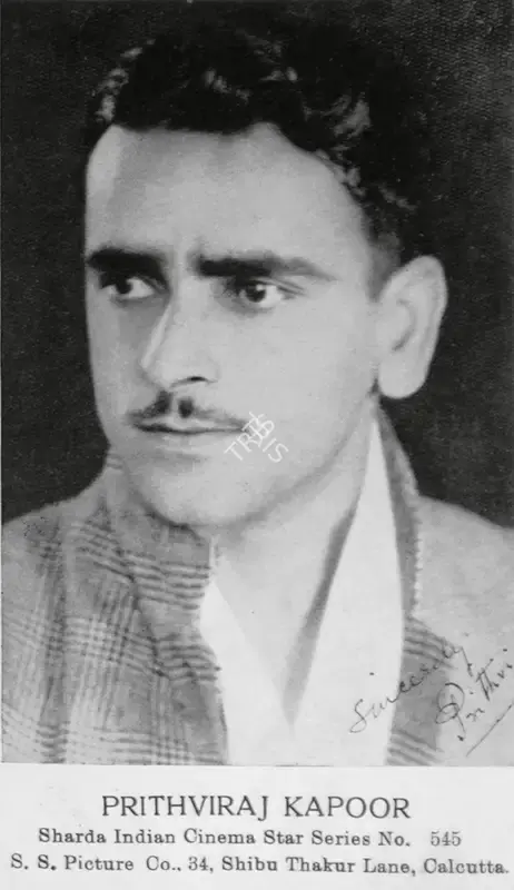 Unknown (Photographer), Postcard featuring Prithviraj Kapoor, Postcard