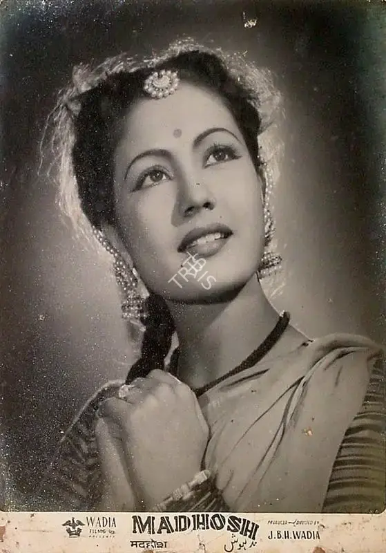 R.D. Mathur (Cinematographer), Madhosh, 1951, Lobby Card