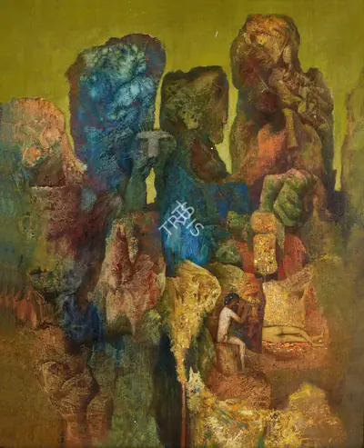 Arup Das (Artist), Untitled, Painting