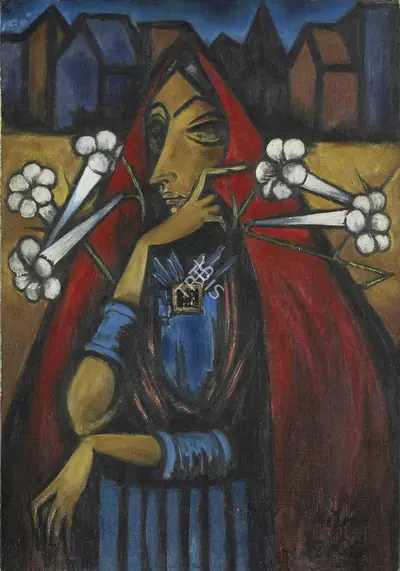 A.A. Raiba (Artist), Untitled, 1966, Painting