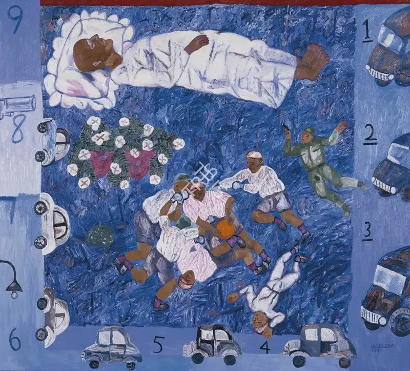 Arpita Singh (Artist), Untitled (Bhishma), 1997, Painting