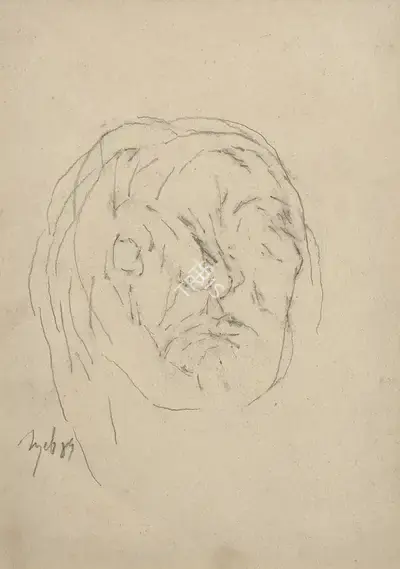 Tyeb Mehta (Artist), Untitled, 1989, Drawing