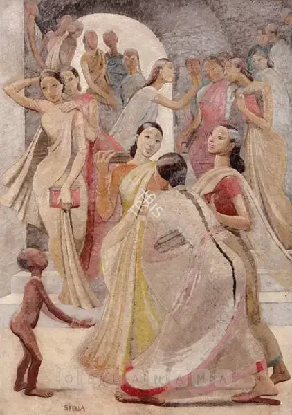 Stella Brown (Artist), College Girls, Painting
