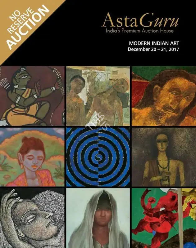 Asta Guru (Auction House), Modern Indian Art (No Reserve Auction), 2017, Auction Catalogue