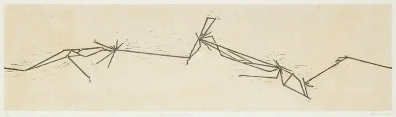 Hashmi, Zarina (Artist). Mapping the Dislocations, 2001 | Graphic Art, So.NeY/20.03.23, 2023 · Sotheby's