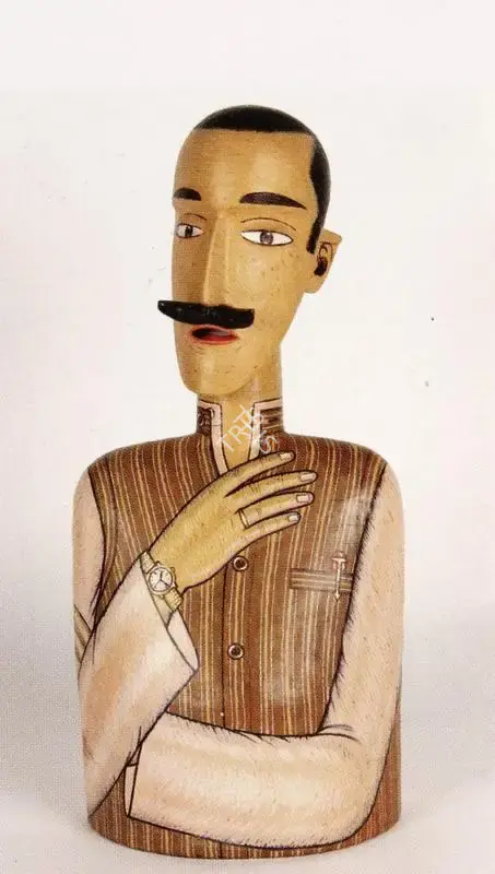 Jagdish Chander (Artist), Sitting MLA, 1999, Sculpture