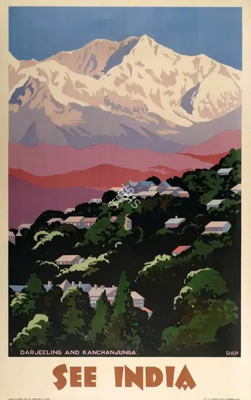 After Charles Shepherd (Artist), See India, 1930, Travel Publicity Related Art & Poster