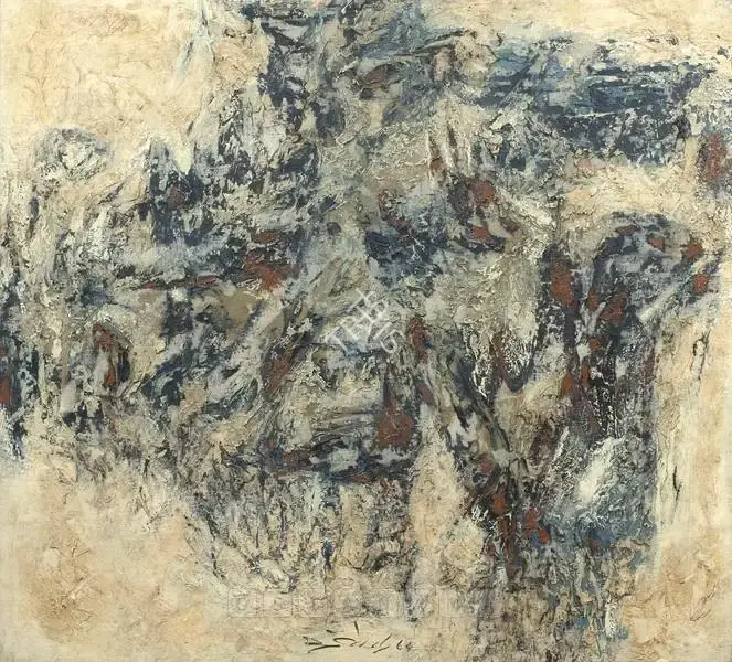 G.R. Santosh (Artist), Untitled, 1964, Painting