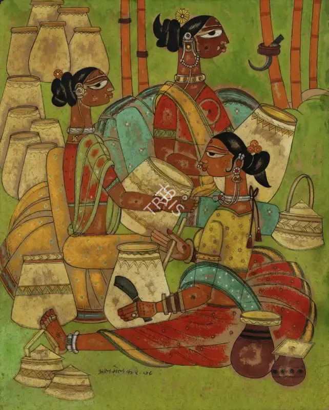 A.A. Almelkar (Artist), Untitled, 1978, Painting