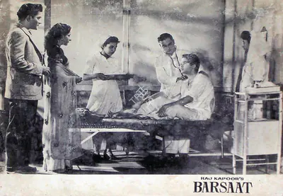 Jal Mistry (Cinematographer), Barsaat, 1949, Lobby Card