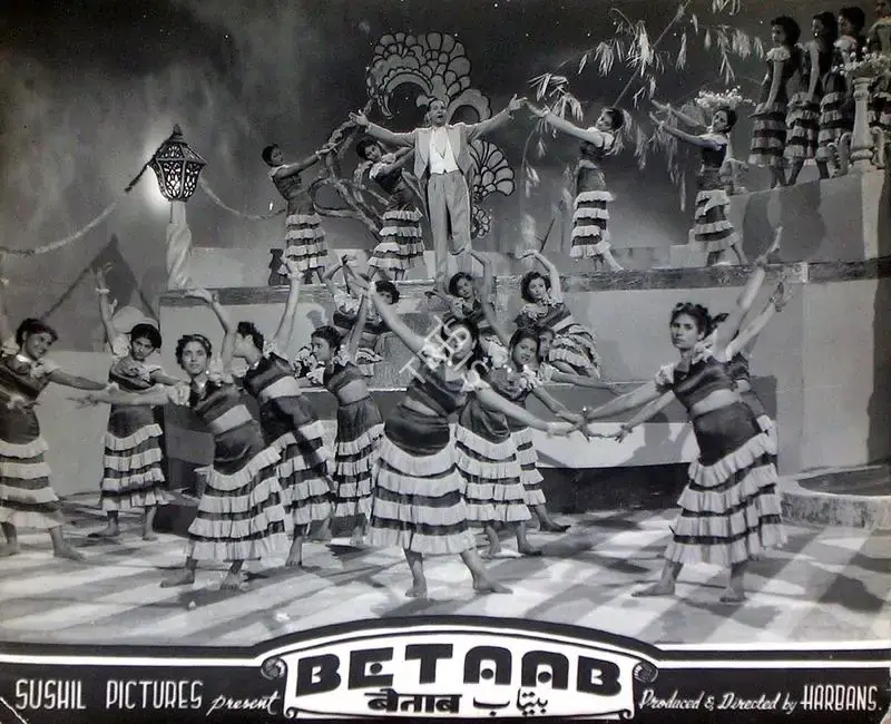 Harbans (Producer), Betaab, 1952, Lobby Card