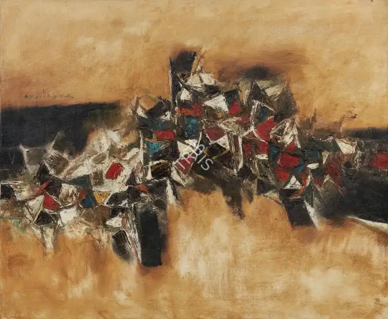G.R. Santosh (Artist), Untitled (Enlightenment), 1962, Painting