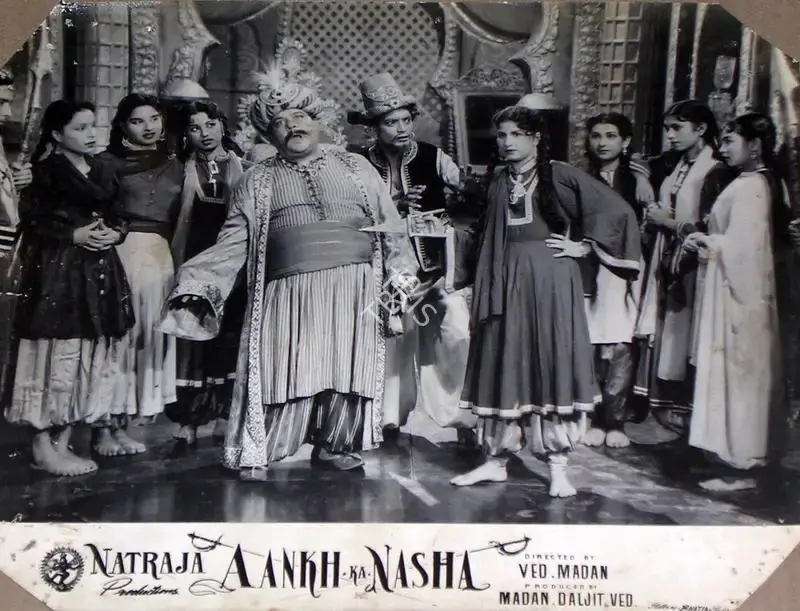 Daljeet (Producer), Aankh Ka Nasha, 1956, Lobby Card